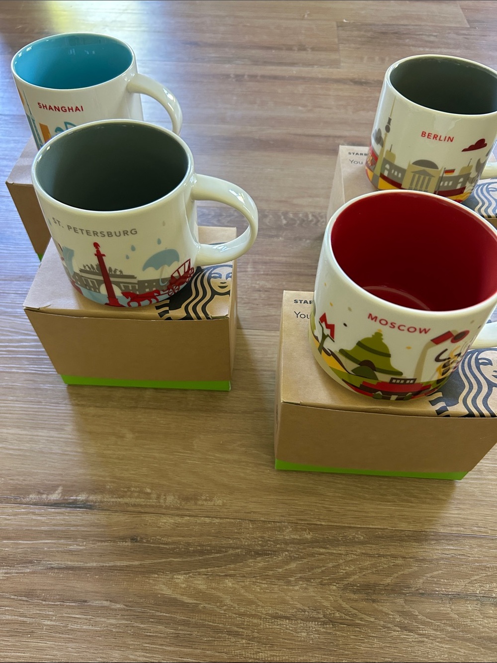 Starbucks City Mugs Set – YOU ARE HERE original